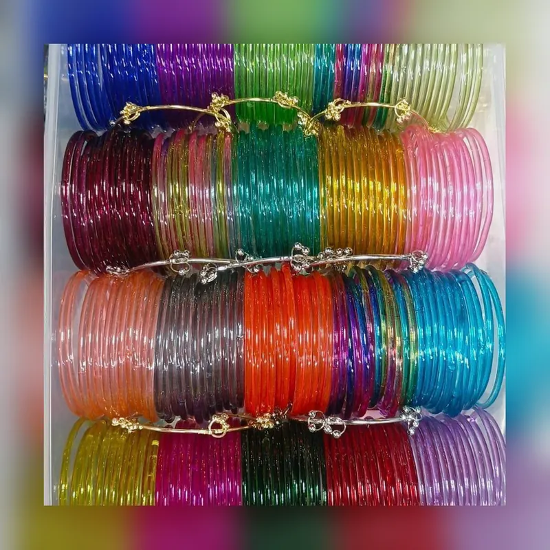 Jelly deal box Allsize Glass Bangles - Set 1