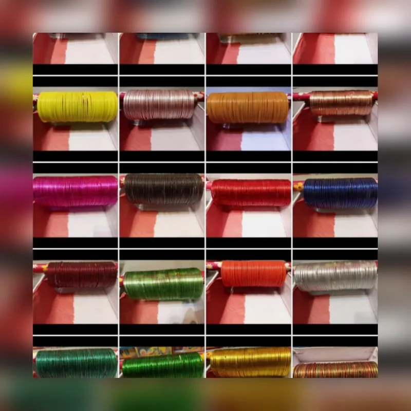 Glass Beautifull Deal Box 26 24 Glass Bangles - Set 17