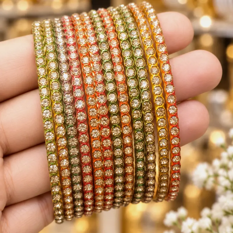 Metal Oneset 26 22 Metal Bangles - Set 1