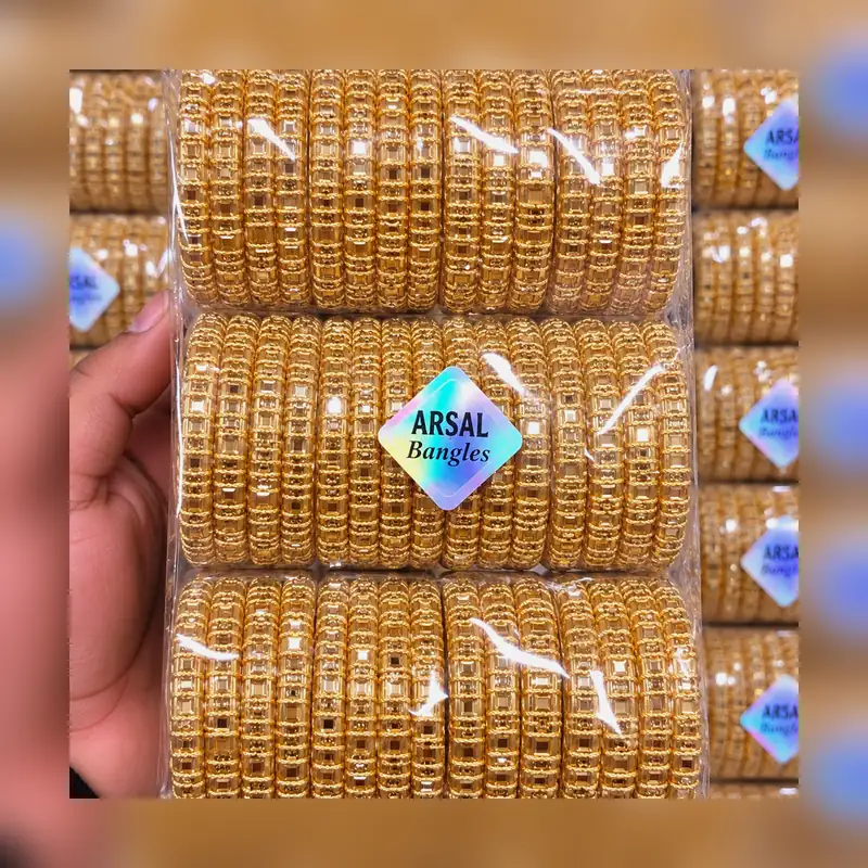Kids Fancy Metal Bangles Paket - 12 Sets Wholesale Deal - Set 3