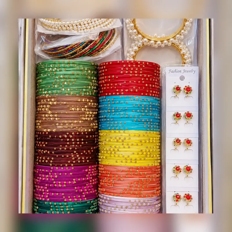 Glass Beautifull Deal Box 26 24 Glass Bangles - Set 3