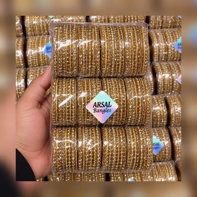 Kids Fancy Metal Bangles Paket - 12 Sets Wholesale Deal - Set 6