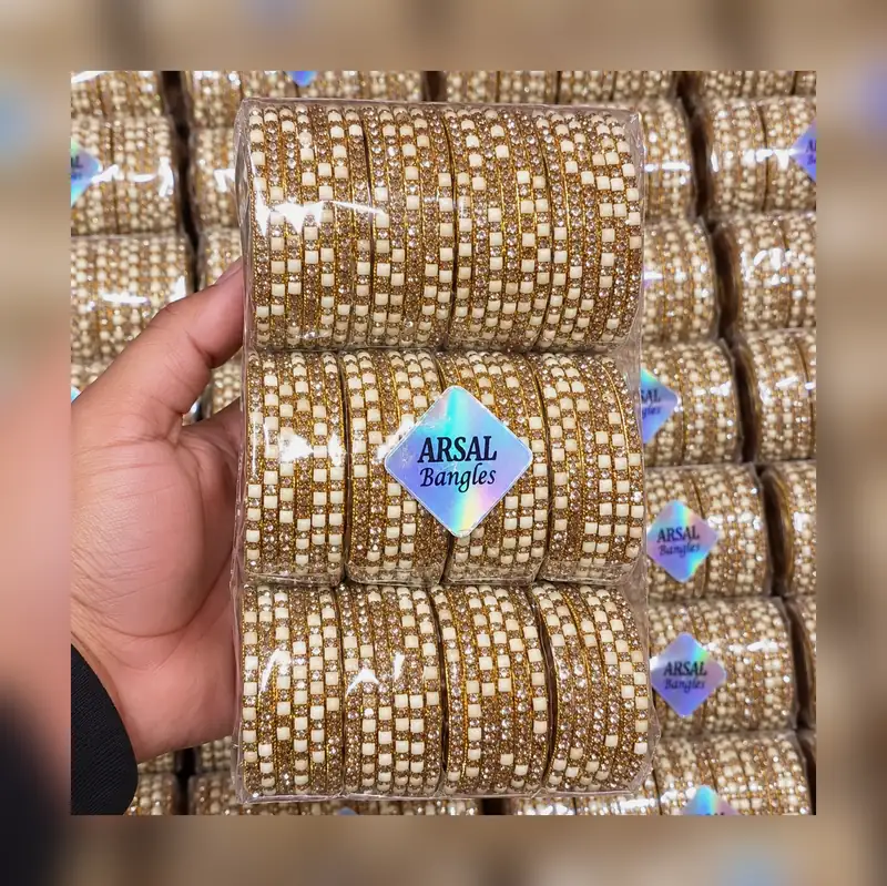 Kids Fancy Metal Bangles Paket - 12 Sets Wholesale Deal - Set 10